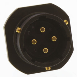 Złącze 4-pinowe Żeński Amphenol Limited Męski Montaż na kablu MIL-DTL-26482 rozmiar 14