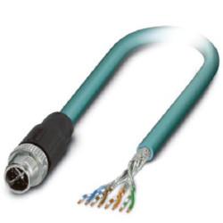 Kabel Ethernet Cat6a długość 1m Z zakończeniem Phoenix Contact