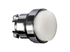 Napęd przycisku wystającego biały samopowrotny BA 9s metalowy zwykle soczewki ZB4BW11 SCHNEIDER ELECTRIC