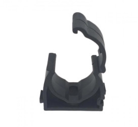 Uchwyt zamknięty do rur gładkich UZ 28 EKO czarny UV /5szt./ 68752