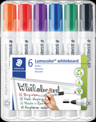 351 WP6 Whiteboard marker set, 2 mm, 6 colours