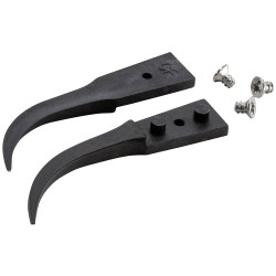 Ideal Tek A7CF Tweezers Replacement Tips, 40mm, ESD, Carbon Fibre, 1 Pair