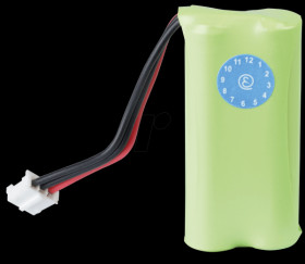 Cordless phone battery, NiMH, 2,4 V, 650 mAh