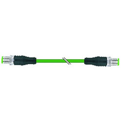 Kabel do siłownika/czujnika ze złączem Złącze M12 liczba rdzeni 4 długość 2m Rodzaj A Męskie Złącze B Złącze M12