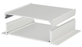 Aluminum enclosure kit, (L x W x H) 105 x 80 x 48 mm, natural, IP40, 97218080.HMT1