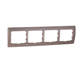 SISTENA LIFE Ramka poczwórna pozioma titan 771404