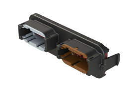 Złącze samochodowe 24-pinowe Amphenol Industrial 2-rzędowe Męski 7.5A Armor IPX Płytka drukowana Lutowane Złącze