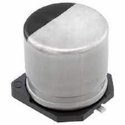 Kondensator 100μF 16V dc SMD Panasonic 6.3 (Dia.) x 7.7mm