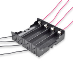 koszyk baterii 18650 x 4 szt blaszki, 4 obwody