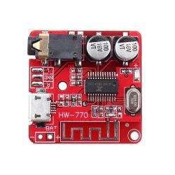 Moduł transmitera audio Bluetooth - uruchomiona płytka