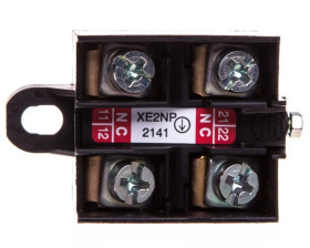 Styk pomocniczy 2R wolnoprzełączające montaż tylni XE2NP2141