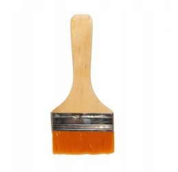 35mm Wooden ESD Flat Brush with Soft Bristles
