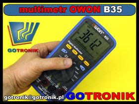 Multimetr uniwersalny B35 z Bluetooth