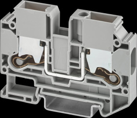 1329547 XTV Push-X through terminal block, 10 mm² - gray