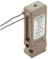 3/2-way NC poppet valve, 0-5 bar, 24 V, 3 W, 68.050.51