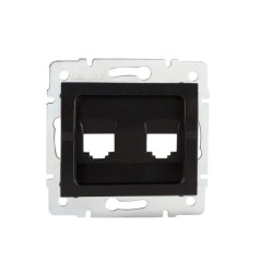 LOGI Adapter gniazda RJ45 021419042 czarny mat 33570