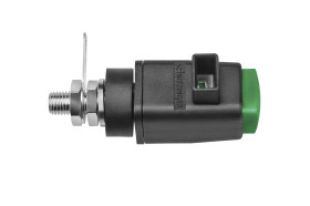 Wtyk montażowy, Zielony, 16A, 300V