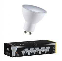 Zestaw 10x żarówka FARI LED GU10 5,5W 3000K ciepła WW 500lm 120st EDO777488 EDO