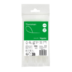 Opaska kablowa długość 120mm szerokość 2,5 mm Schneider Electric Nylon 66