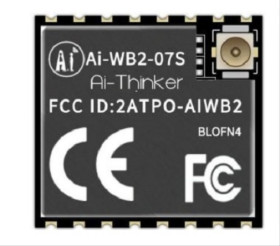 Moduł WiFi i Bluetooth Ai-WB2-07S, IEEE 802.11 b/g/n, WEP, WPA, WPA2, ADC, GPIO, I2C, SPI, UART, 2.7 → 3.6V, RF