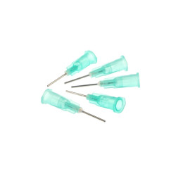 Igła dozownicza prosta 0,51mm do fluxu, kleju, topnika 21G - 5 szt.