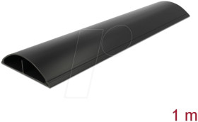 20713 Cable trunking, self-adhesive, 119 x 26 mm - length 1 m, black