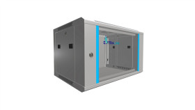 Szafa Rack Montowana Na Ścianie Extralink 6U 600X450 Szara