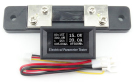 100V/50A Panelowy miernik napięcia, prądu, mocy, temperatury, czasu, energii, pojemności naładowania
