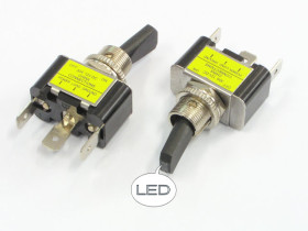 Przełącznik ASW-07D-B 12V 30A z niebieska diodą ON-OFF