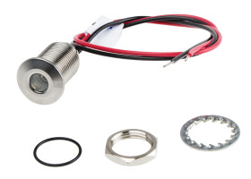Wskaźnik do montażu panelowego 21.6V dc, 26.4 V dc Żółty Drut przewodu RS PRO IP67
