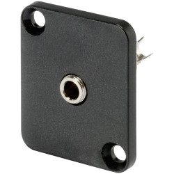 Hicon HI-J25SEFD Audio Jack 2.5mm Sleeve Socket 3 Pins Stereo Black