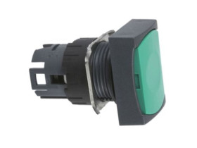 Przycisk płaski zielony samopowrotny bez podświetlenia plastikowy prostokątny ZB6DA3 SCHNEIDER ELECTRIC