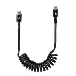 Kabel USB-C Wtyk-Wtyk 1m LAMPA Spiralny