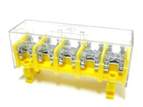 Odgałęźnik DTB 5x(25/4×10) – Żółty (TH)