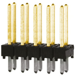 Złącze szpilkowe 10-pinowe TSW raster: 2.54 mm Prosty 2-rzędowe Samtec Otwór przelotowy 550 V Bez osłony