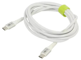 GOOBAY-70194 Kabel USB 2.0 USB C wtyk, z obu stron 2m biały 0,48Gbps 60W