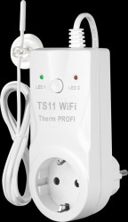 TS11 WIFI THERM PROFI Switching socket, temperature, measuring function