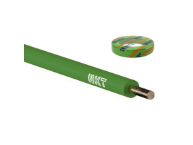 Przewód DY 1,5 mm2 zielony (450/750V) jednożyłowy drut H07V-U (krążki 100m) 172105037C0100 NKT