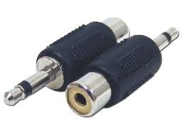 Adapter - przejściówka Jack 3,5mm wtyk / RCA gniazdo