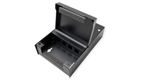 Value Obudowa Ścienna Na 4X Keystones, Czarna