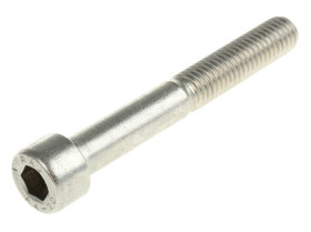 Śruba imbusowa M8 długość 60mm Nakrętka, gniazdo sześciokątne Stal nierdzewna RS PRO