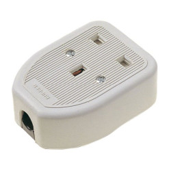 Dencon 9413WNB Rubber Trailing Socket 13A 1-Gang White