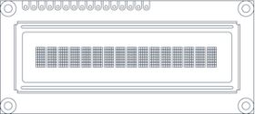 OLED-016N001A-BPP5N00000 16 x 1 Character OLED