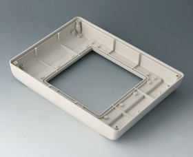 Housing lower part, ABS, (W x H x D) 225 x 35.5 x 165 mm, gray white, B4044757