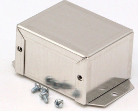 Aluminum enclosure, (L x W x H) 69 x 56 x 41 mm, natural, IP32, 1411FBBU