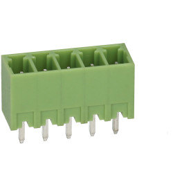 TruConnect 213953 5 Way 8A Plug-in Top Header Closed 3.5mm