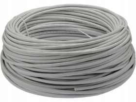 Kabel FTP kat.7 S/FTP 4x2x0,57 B2ca jasnoszary LSOH Alantec 100m