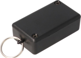 ABS miniature enclosure, (L x W x H) 60 x 35 x 20 mm, black (RAL 9005), IP54, 1551HRBK