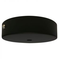 Podsufitka metalowa pojedyncza okrągła czarna