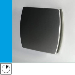 Wentylator domowy Eol F12TINOX wyłącznik czasowy, fi 120 mm, front stalowy